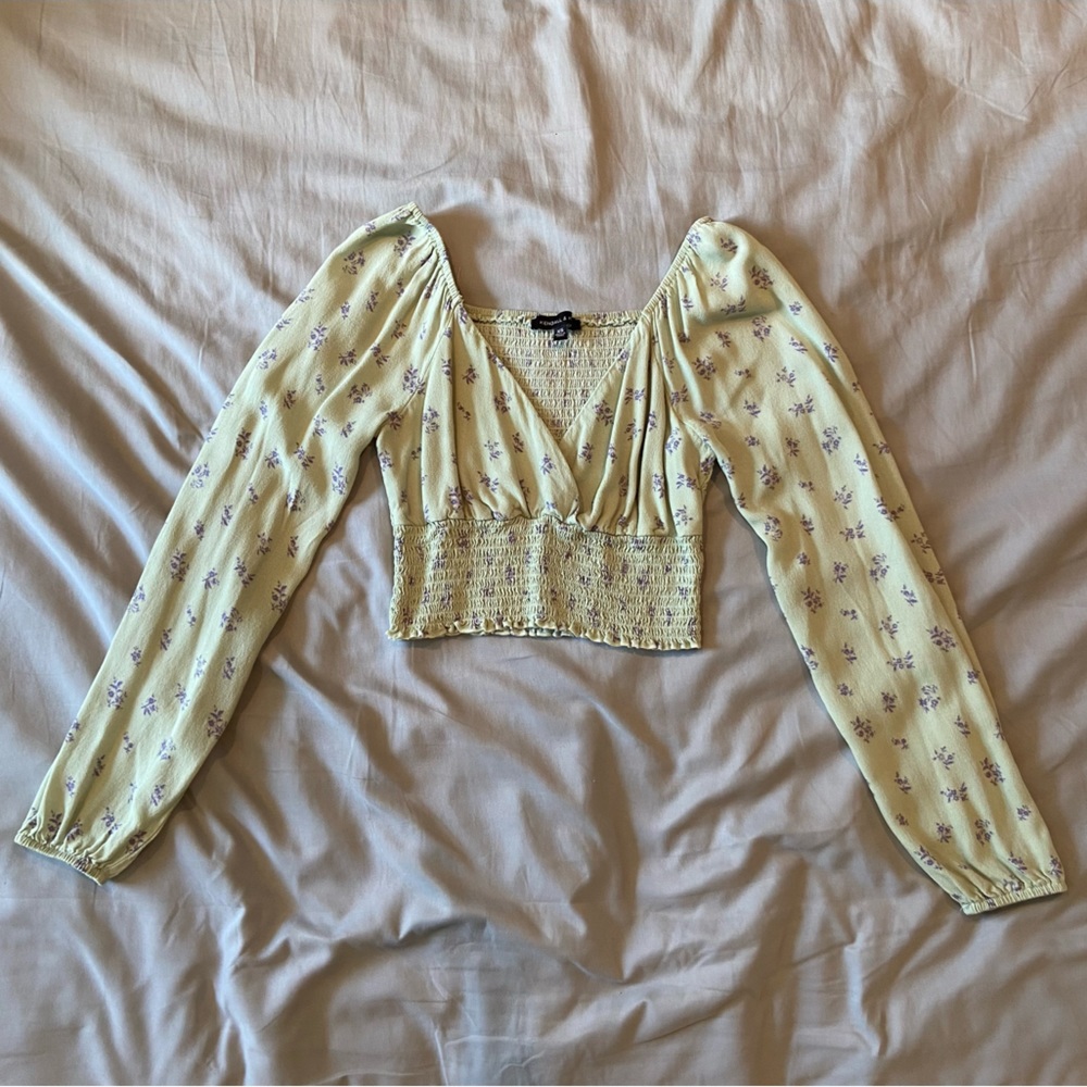 Floral Cropped Blouse